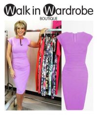 TV presenter, Ruth Langsford, work wear